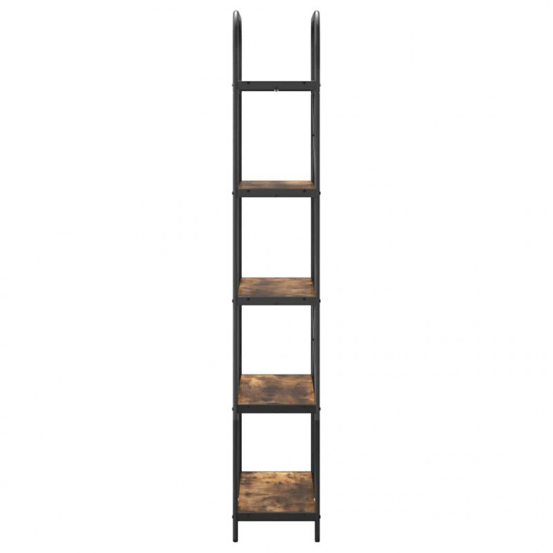 Półka na książki Dąb wędzony 80 x 30 x 183 cm