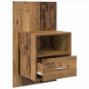 Szafka Nocna z szufladą 2 pcs Stare drewno 50 x 32.5 x 80cm