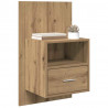 Szafka Nocna 2 pcs Dąb rzemieślniczy 50 x 32.5 x 80cm