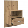 Szafka Nocna 2 pcs Dąb rzemieślniczy 50 x 32.5 x 80cm