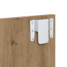 Szafka Nocna 2 pcs Dąb rzemieślniczy 50 x 32.5 x 80cm