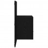 Szafka Nocna z szufladą 2 pcs Czarny Dąb 50 x 32.5 x 80cm