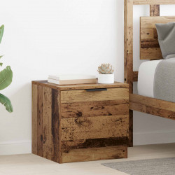 Szafka pod łóżko z szufladą 2 pcs Stare drewno 40 x 39 x 40cm