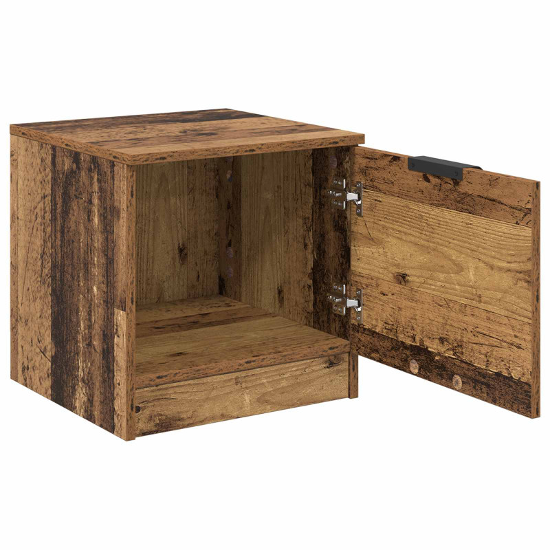 Szafka pod łóżko z szufladą 2 pcs Stare drewno 40 x 39 x 40cm
