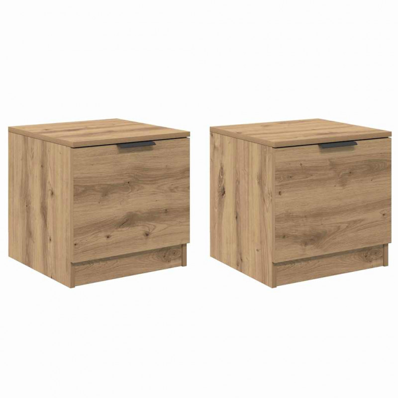 Szafka pod łóżko 2 pcs Dąb rzemieślniczy 40 x 39 x 40cm