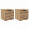 Szafka pod łóżko 2 pcs Dąb rzemieślniczy 40 x 39 x 40cm