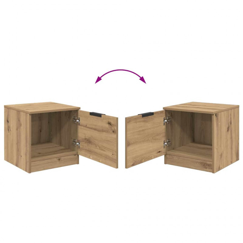 Szafka pod łóżko 2 pcs Dąb rzemieślniczy 40 x 39 x 40cm