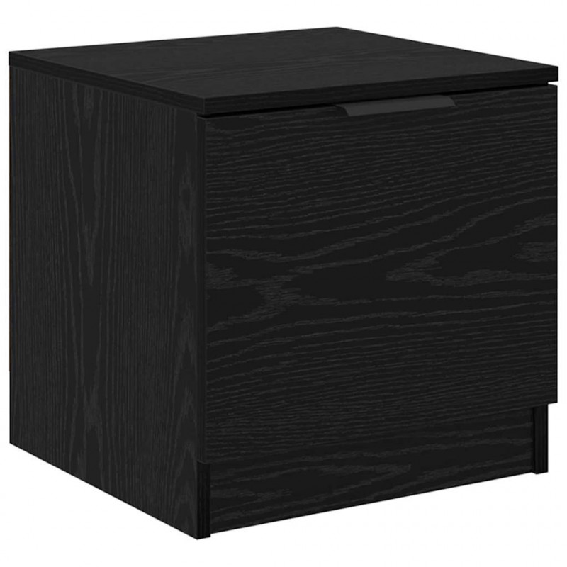 Szafka pod łóżko z szufladą 2 pcs Czarny Dąb 40 x 39 x 40cm