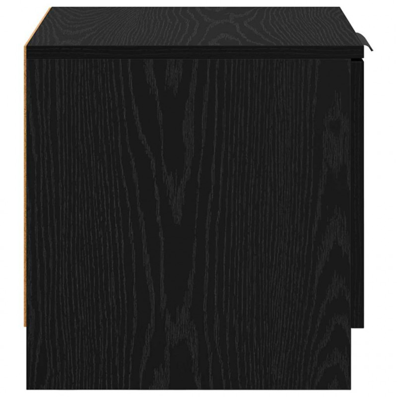 Szafka pod łóżko z szufladą 2 pcs Czarny Dąb 40 x 39 x 40cm
