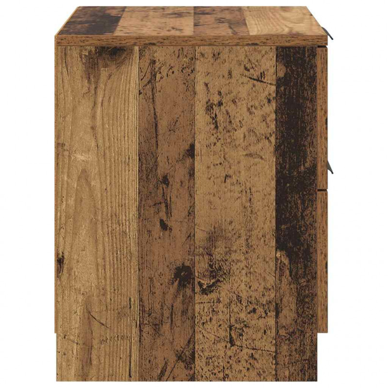 Szafka Nocna z szufladą 2 pcs Stare drewno 45 x 39 x 50cm