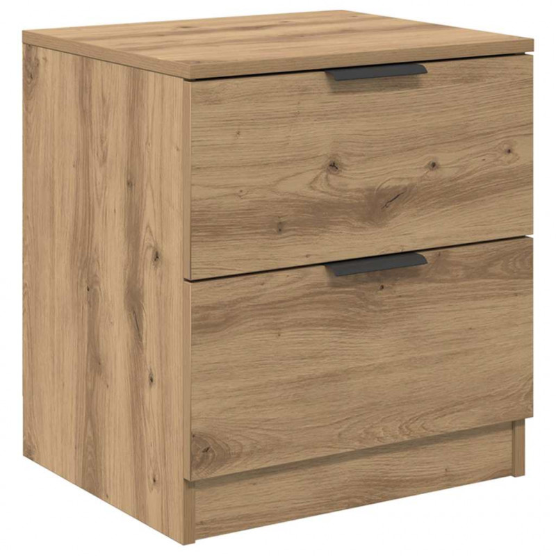 Szafka Nocna z szufladą 2 pcs Dąb rzemieślniczy 45 x 39 x 50cm