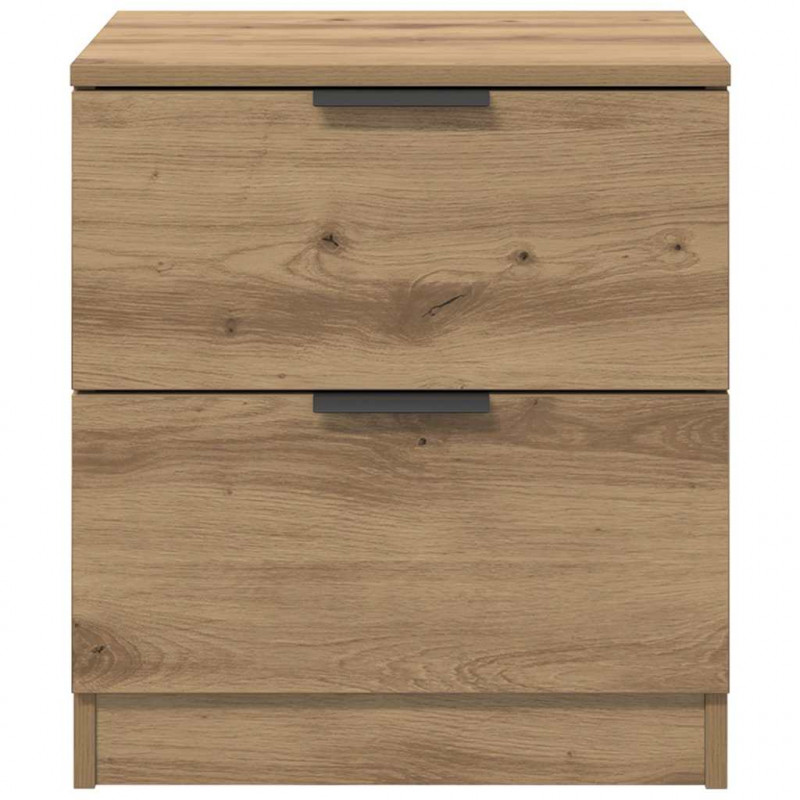 Szafka Nocna z szufladą 2 pcs Dąb rzemieślniczy 45 x 39 x 50cm