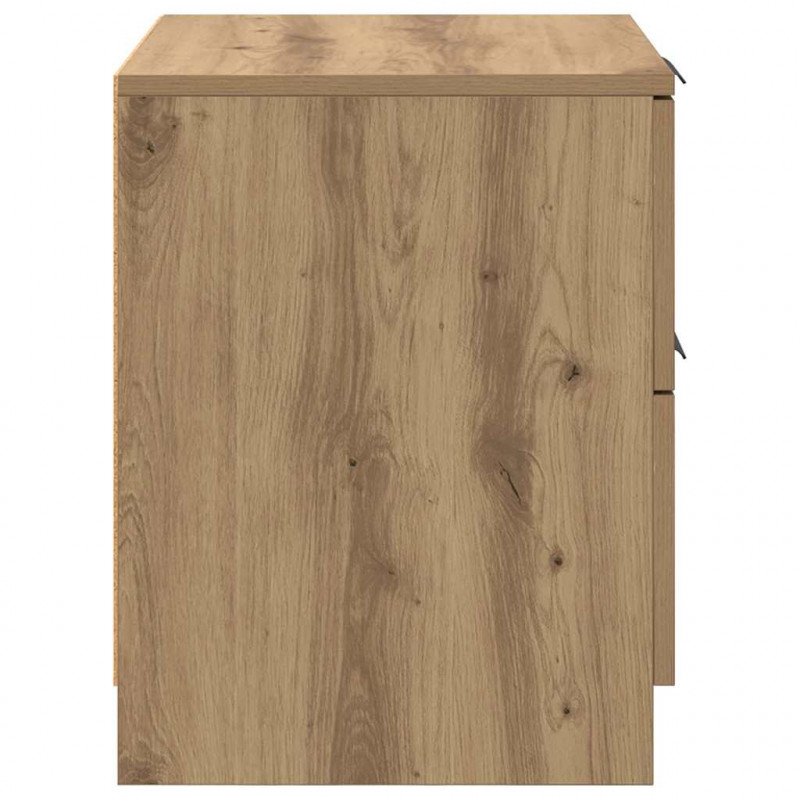 Szafka Nocna z szufladą 2 pcs Dąb rzemieślniczy 45 x 39 x 50cm