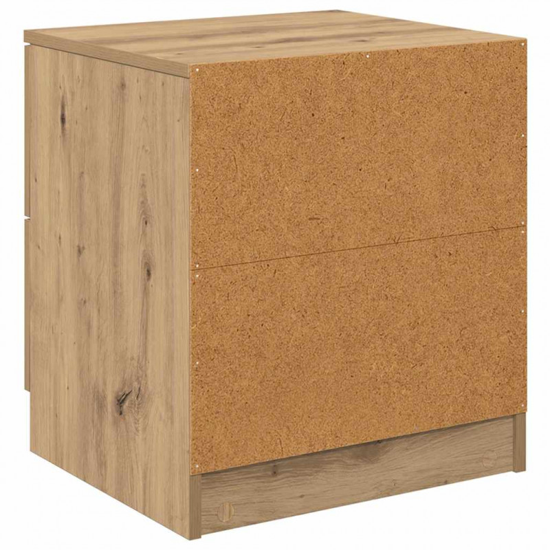 Szafka Nocna z szufladą 2 pcs Dąb rzemieślniczy 45 x 39 x 50cm