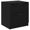Szafka Nocna z szufladą 2 pcs Czarny Dąb 45 x 39 x 50cm