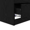 Szafka Nocna z szufladą 2 pcs Czarny Dąb 45 x 39 x 50cm