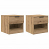 Szafka pod łóżko 2 pcs Dąb rzemieślniczy 40 x 39 x 40cm