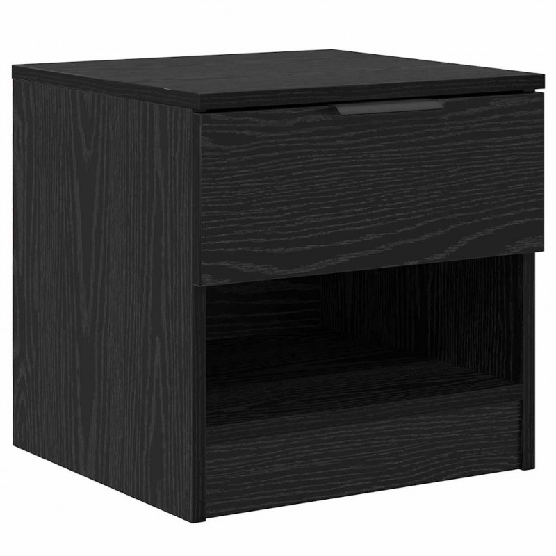 Szafka pod łóżko z szufladą 2 pcs Czarny Dąb 40 x 39 x 40cm