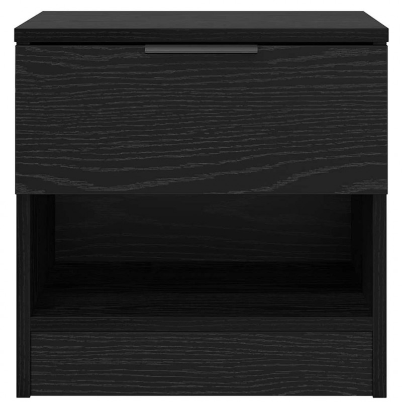 Szafka pod łóżko z szufladą 2 pcs Czarny Dąb 40 x 39 x 40cm