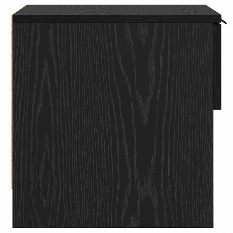 Szafka pod łóżko z szufladą 2 pcs Czarny Dąb 40 x 39 x 40cm