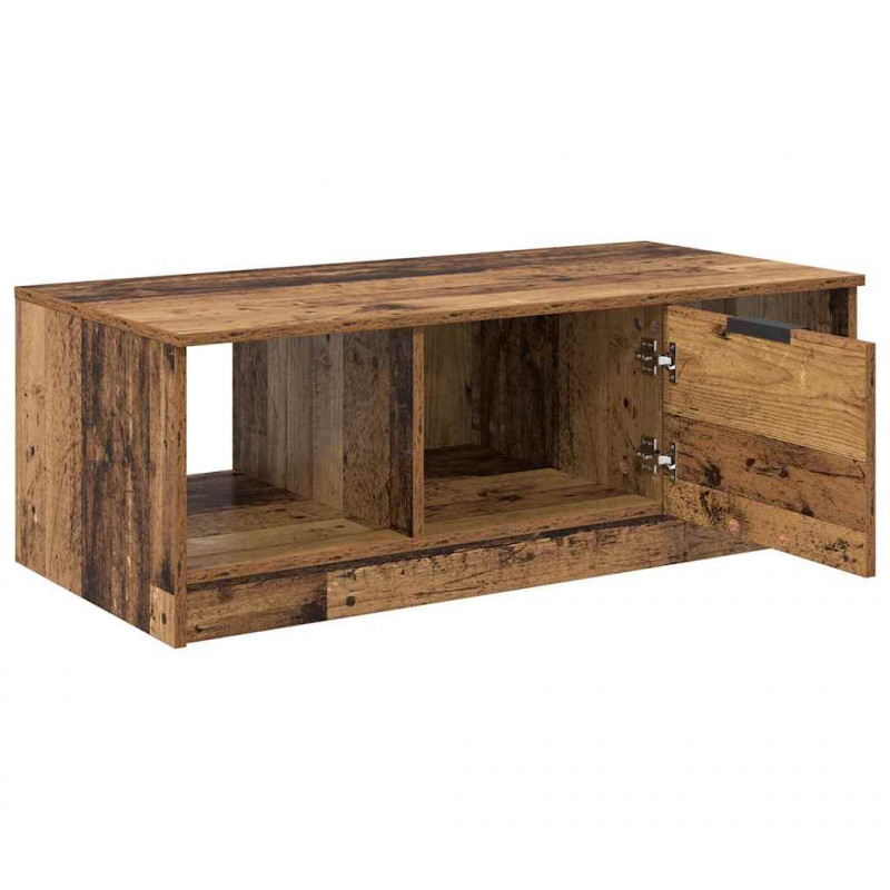 Stolik kawowy z szufladą Stare drewno 102 x 50 x 36cm