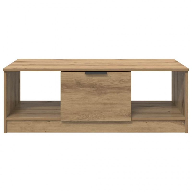 Stolik kawowy z szufladą Dąb rzemieślniczy 102 x 50 x 36cm