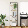 Półka na książki Dąb rzemieślniczy 60 x 30 x 183 cm