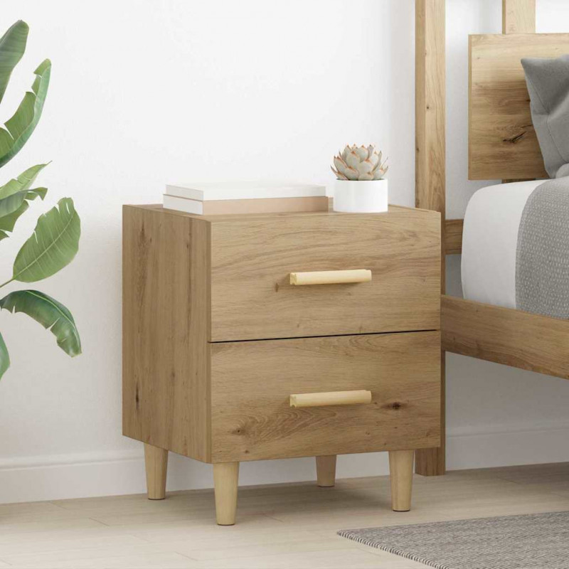 Szafka pod łóżko 2 pcs Dąb rzemieślniczy 40 x 35 x 47,5cm