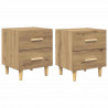 Szafka pod łóżko 2 pcs Dąb rzemieślniczy 40 x 35 x 47,5cm