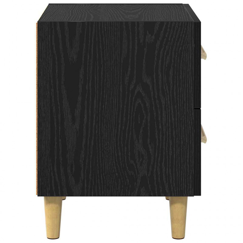 Szafka pod łóżko z szufladą Czarny Dąb 40 x 35 x 47,5cm