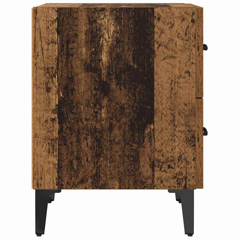 Szafka pod łóżko 2 pcs Stare drewno 40 x 35 x 47,5 cm