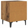 Szafka pod łóżko 2 pcs Stare drewno 40 x 35 x 47,5 cm