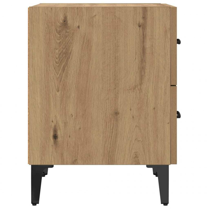 Szafka pod łóżko z szufladą Dąb rzemieślniczy 40 x 35 x 47,5 cm