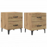 Szafka pod łóżko 2 pcs Dąb rzemieślniczy 40 x 35 x 47,5 cm
