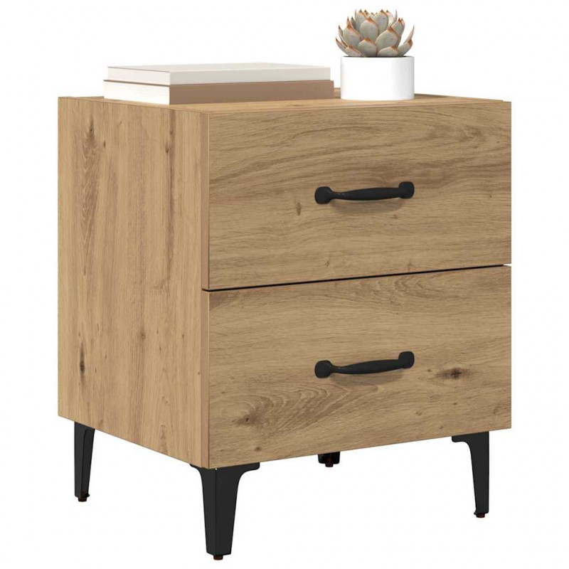 Szafka pod łóżko 2 pcs Dąb rzemieślniczy 40 x 35 x 47,5 cm