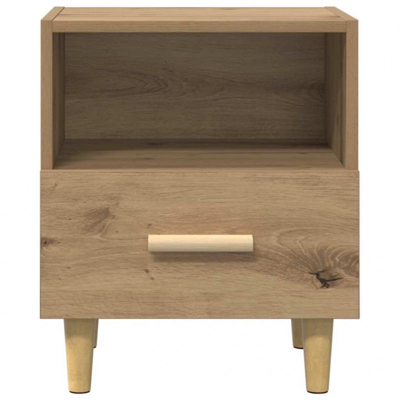 Szafka Nocna z szufladą 2 pcs Dąb rzemieślniczy 40 x 35 x 47 cm