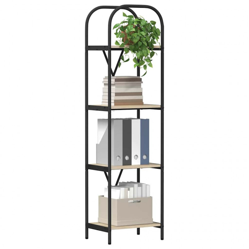 Półka na książki Dąb Sonoma 40 x 30 x 146 cm