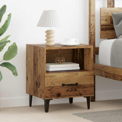Szafka Nocna z szufladą 2 pcs Stare drewno 40 x 35 x 47.5 cm