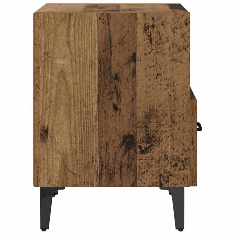Szafka Nocna z szufladą 2 pcs Stare drewno 40 x 35 x 47.5 cm