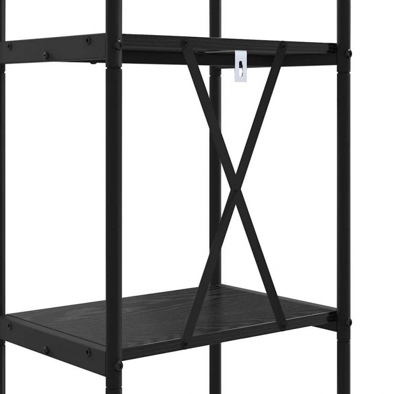 Półka na książki Czarny Dąb 40 x 30 x 109 cm