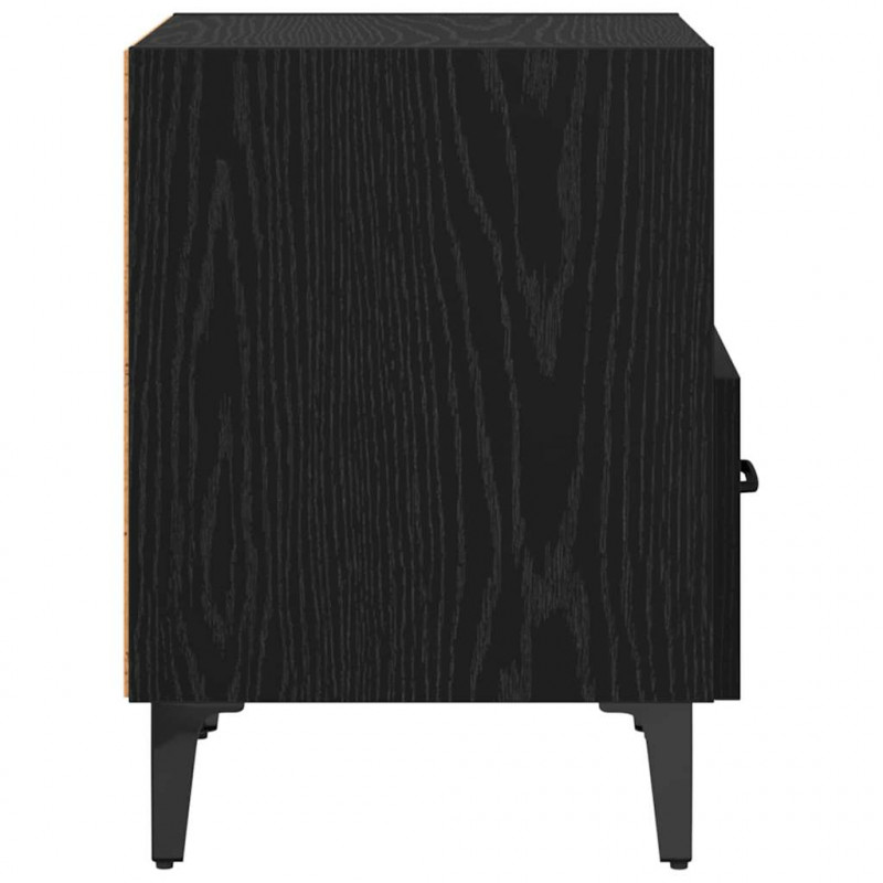 Szafka Nocna z szufladą 2 pcs Czarny dąb 40 x 35 x 47.5 cm