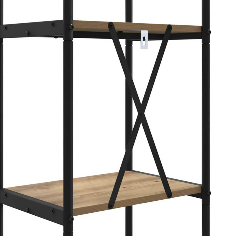 Półka na książki Dąb rzemieślniczy 40 x 30 x 109 cm