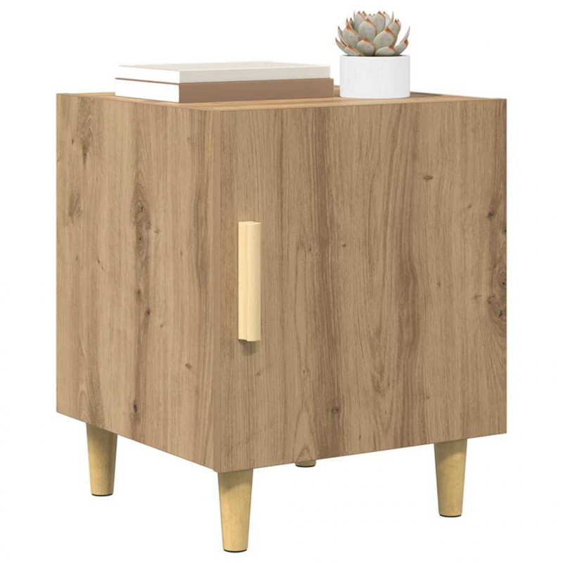 Szafka Nocna 2 pcs Dąb rzemieślniczy 40 x 40 x 50 cm
