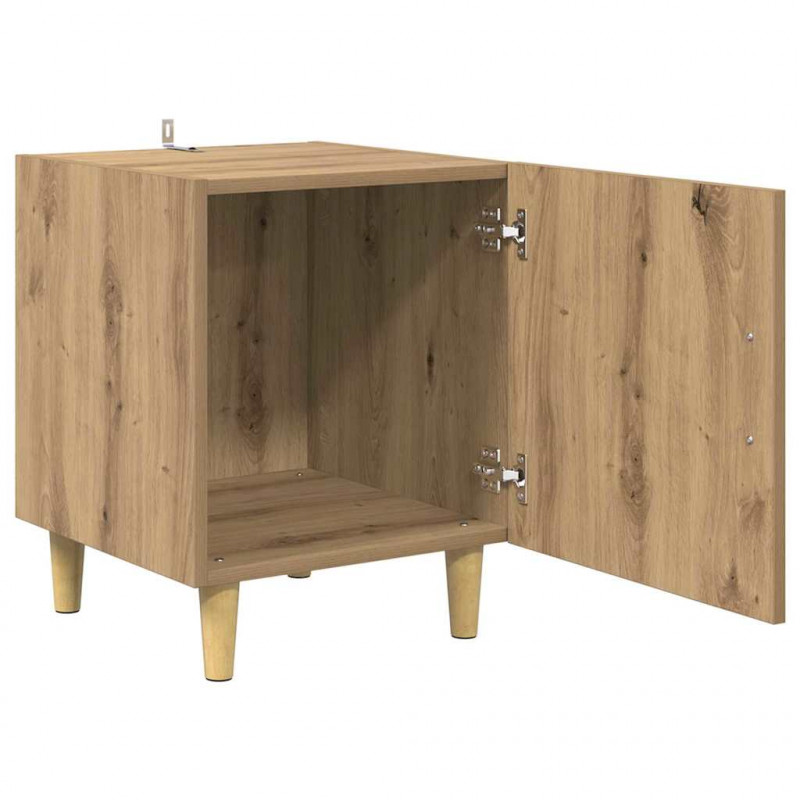 Szafka Nocna 2 pcs Dąb rzemieślniczy 40 x 40 x 50 cm
