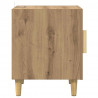 Szafka Nocna 2 pcs Dąb rzemieślniczy 40 x 40 x 50 cm