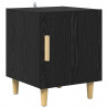 Szafka Nocna 2 pcs Czarny Dąb 40 x 40 x 50 cm