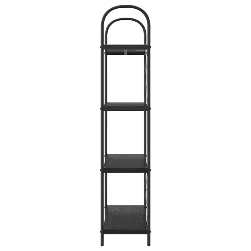 Półka na książki Czarny Dąb 80 x 30 x 146 cm