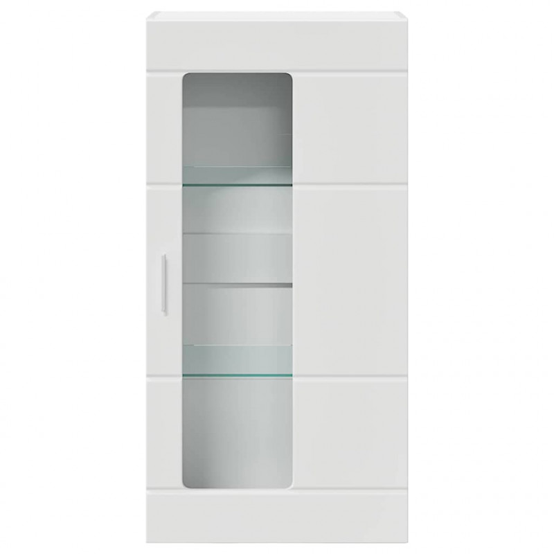 Drewniana szafka Biały 50 x 29 x 100 cm Materiał drewnopochodny