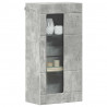 Drewniana szafka Betonowy szary 50 x 29 x 100 cm