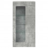 Drewniana szafka Betonowy szary 50 x 29 x 100 cm